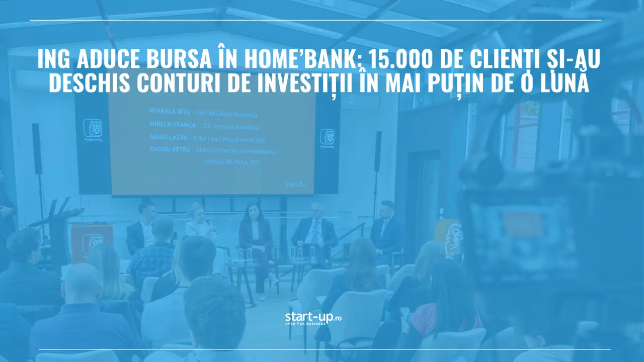 ING aduce bursa în Home’Bank: 15.000 de români au mizat pe investiții